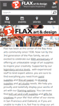 Mobile Screenshot of flaxart.com